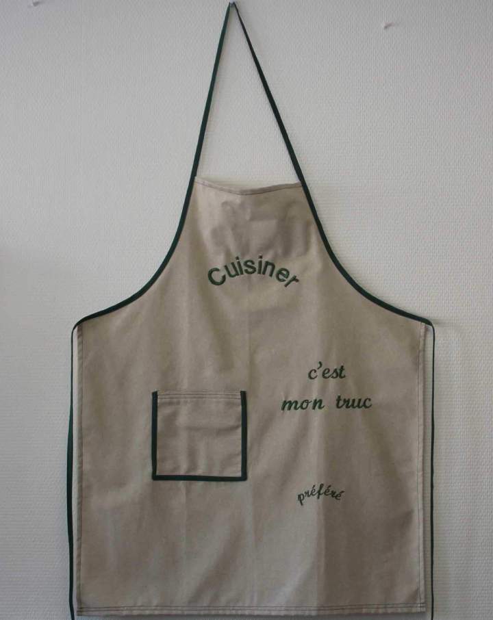 Tablier brodé Saint-Michel-sur-Orge